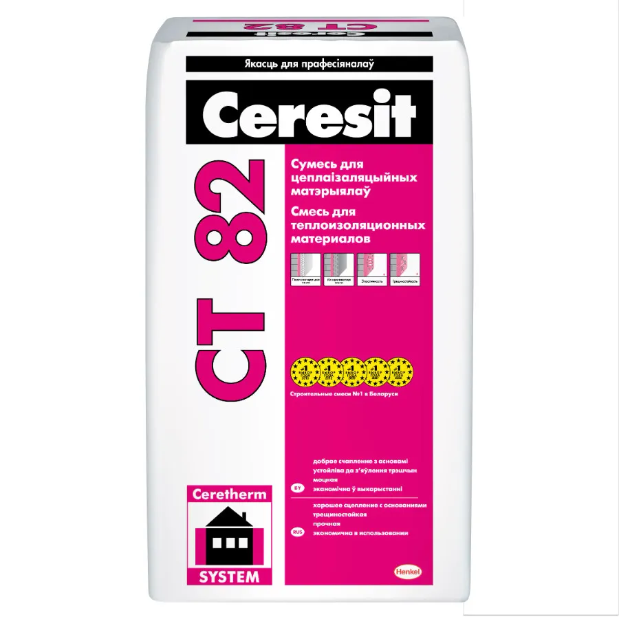 Клей для утеплителя Ceresit CT-82